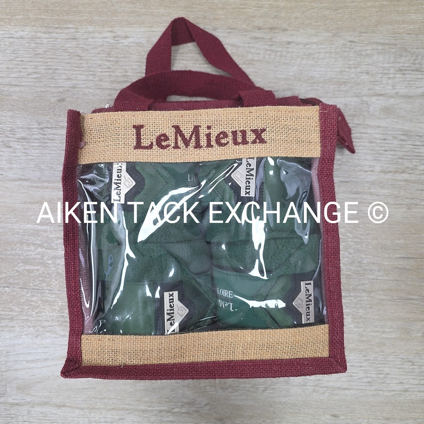 Lemieux Loire Polo Wraps, Hunter Green, Set of 4