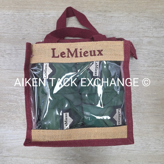 Lemieux Loire Polo Wraps, Hunter Green, Set of 4