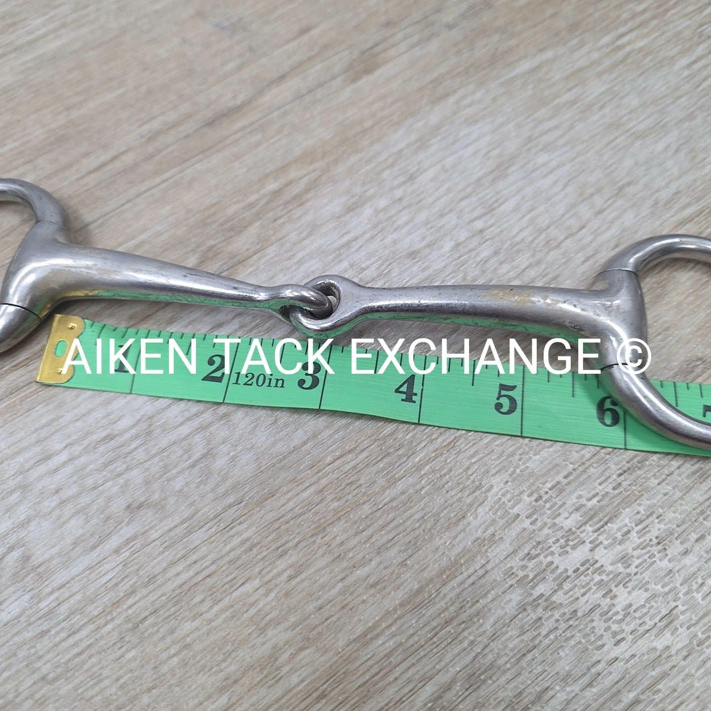 Single Joint Eggbutt Bradoon Bit 5.5"