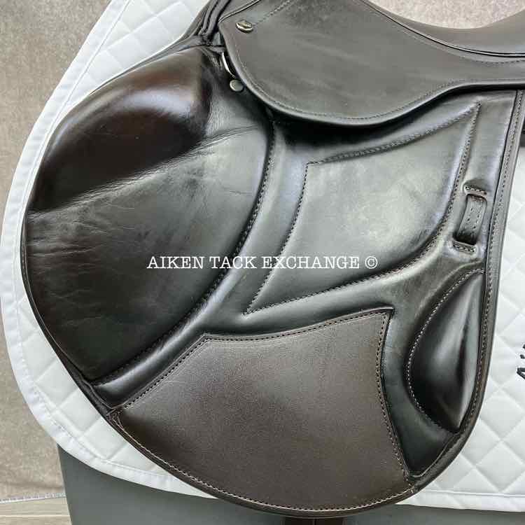 2016 Ideal Impala Professional Monoflap Jump Saddle, 18" Seat, Wide Tree, Wool Flocked Panels