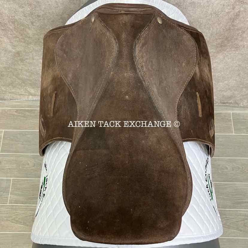 Gladiator Suede All Purpose Polo Saddle, 19" Seat, Medium Tree, Foam Panels
