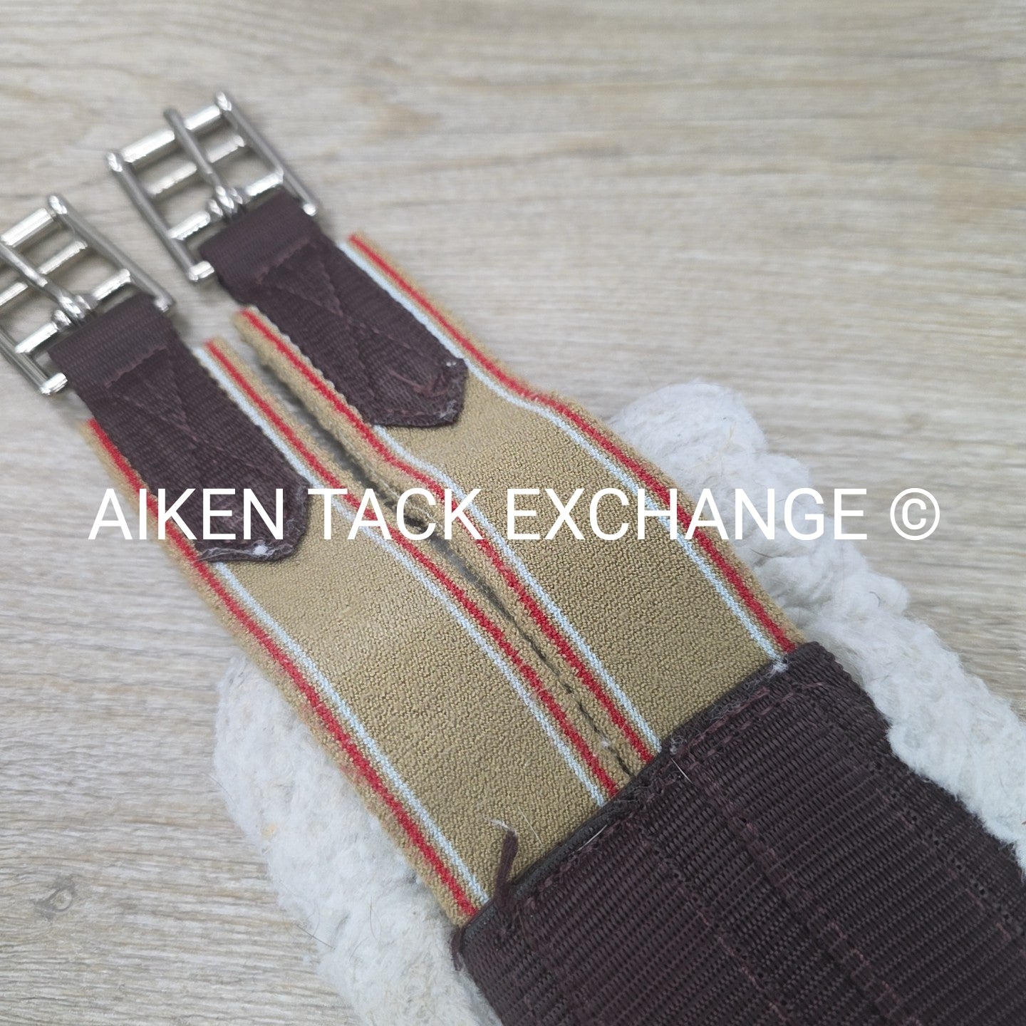 Fleece Girth with Double End Elastic, Brown, 48"