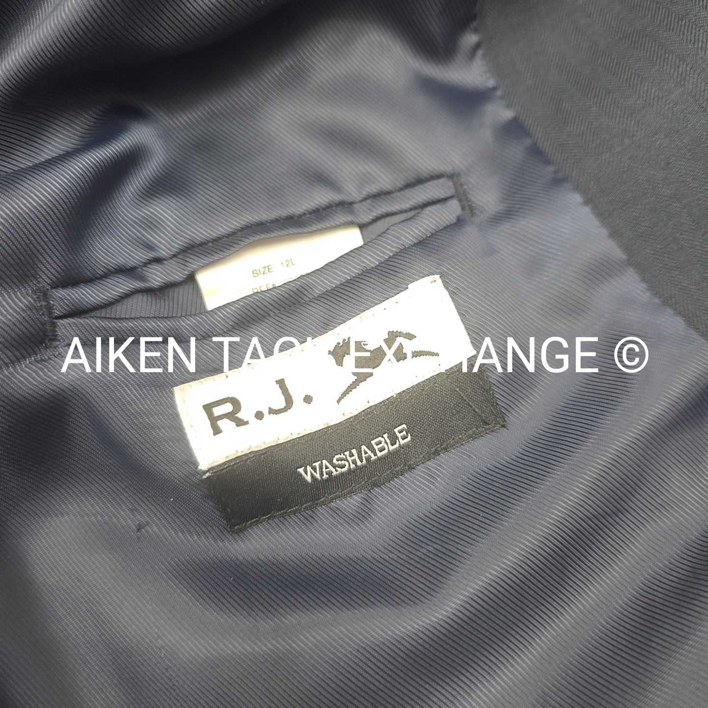 RJ Classics Washable Show Coat, Size 12 L