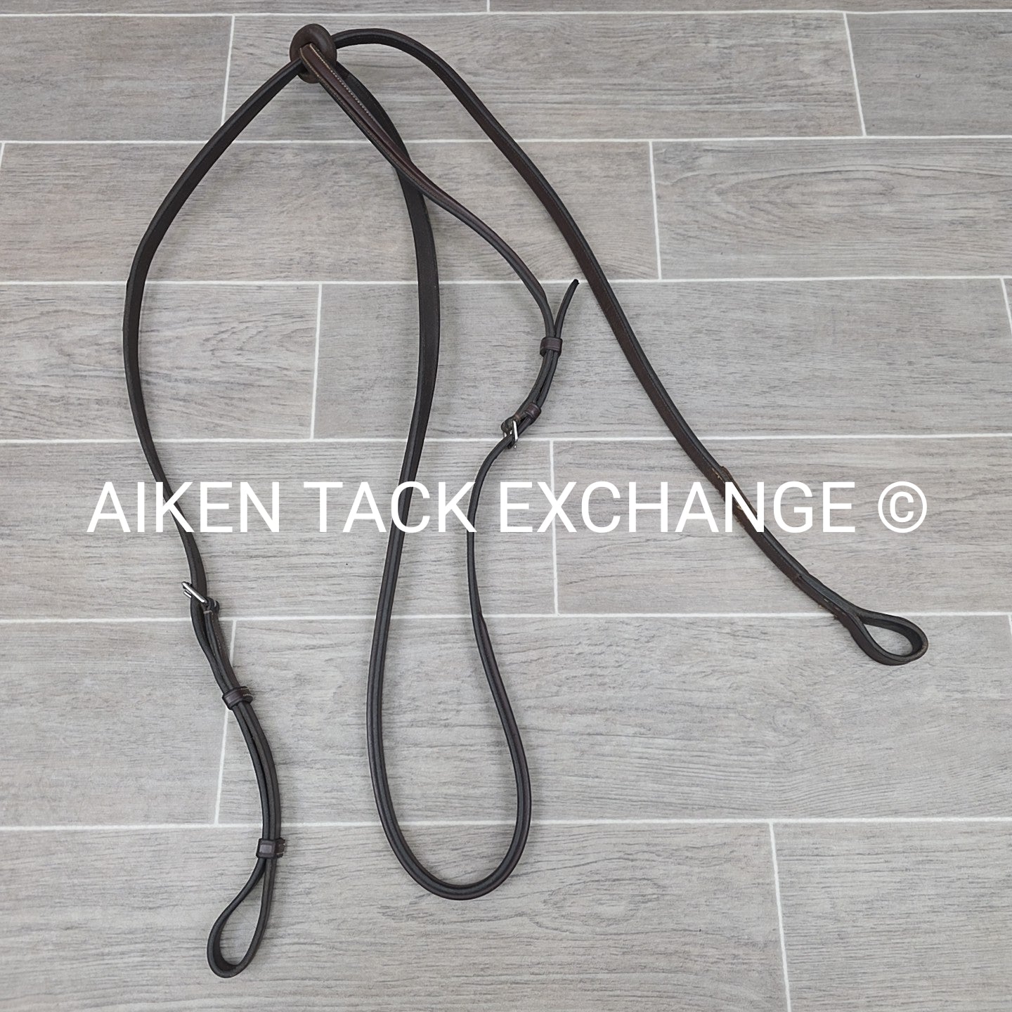 Dy'on Plain Square Raised Standing Martingale, Brown, Size Full