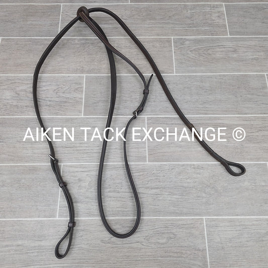 Dy'on Plain Square Raised Standing Martingale, Brown, Size Full