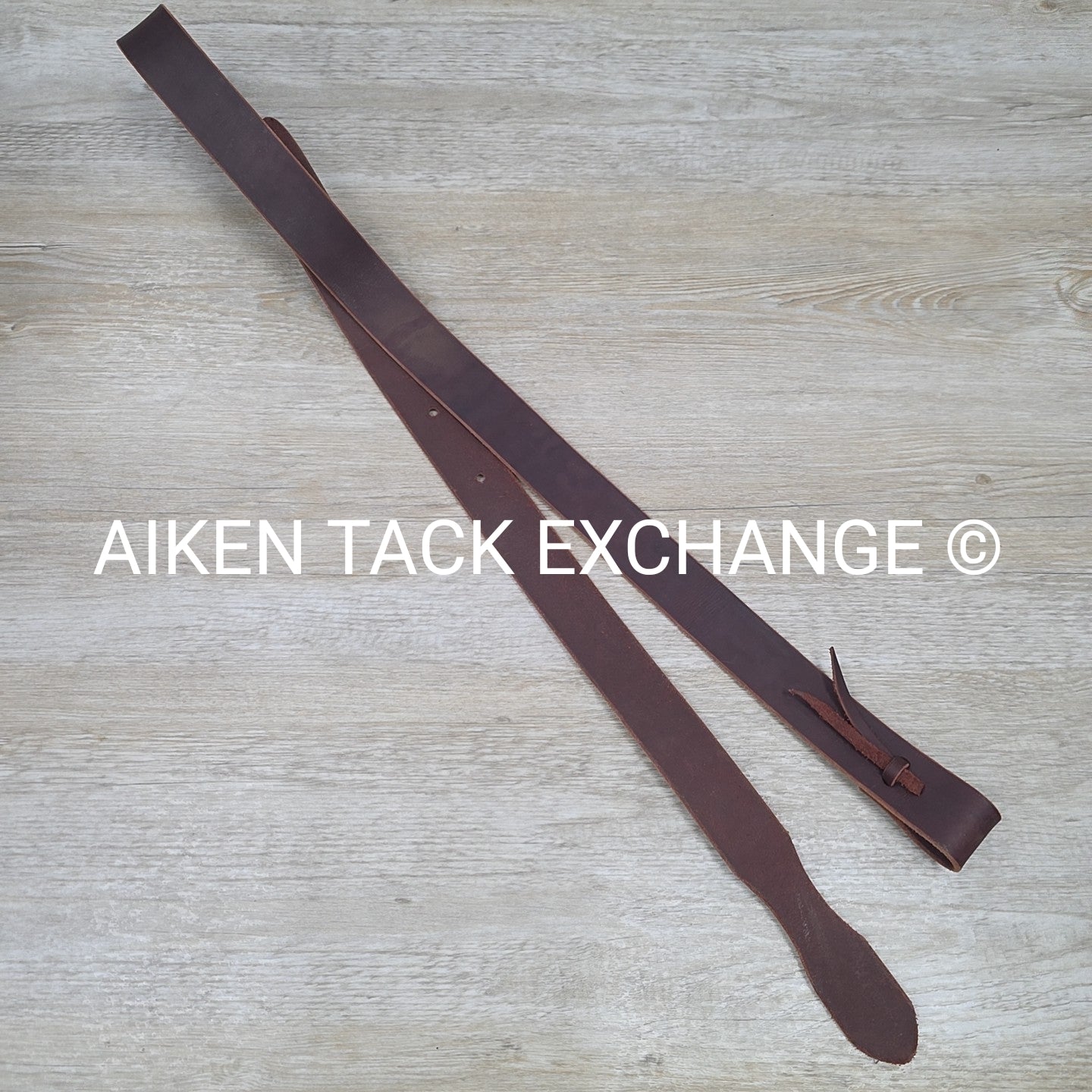 Leather Latigo Cinch Tie Strap, Brown