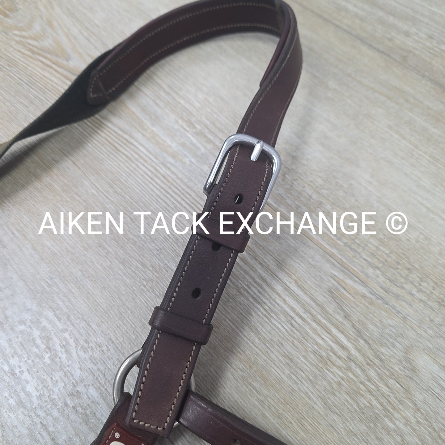 CWD Bridge Breastplate with Wide Elastic, Brown, Size Full (3)