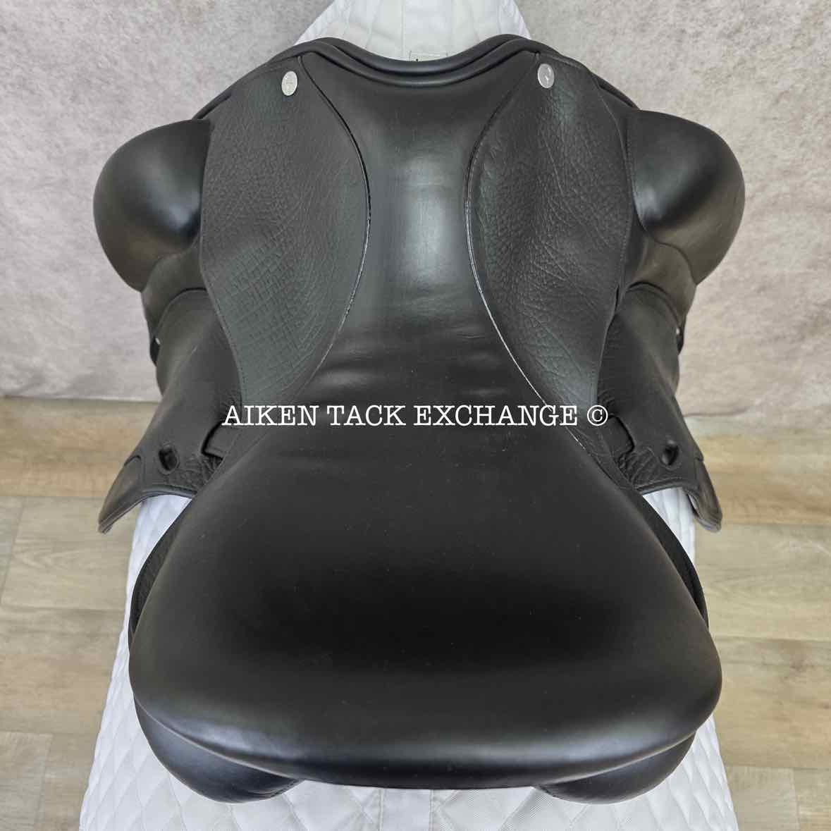 Takt TSD-10 Monoflap Dressage Saddle, 17.5" Seat, Wide Tree, Wool Flocked Panels