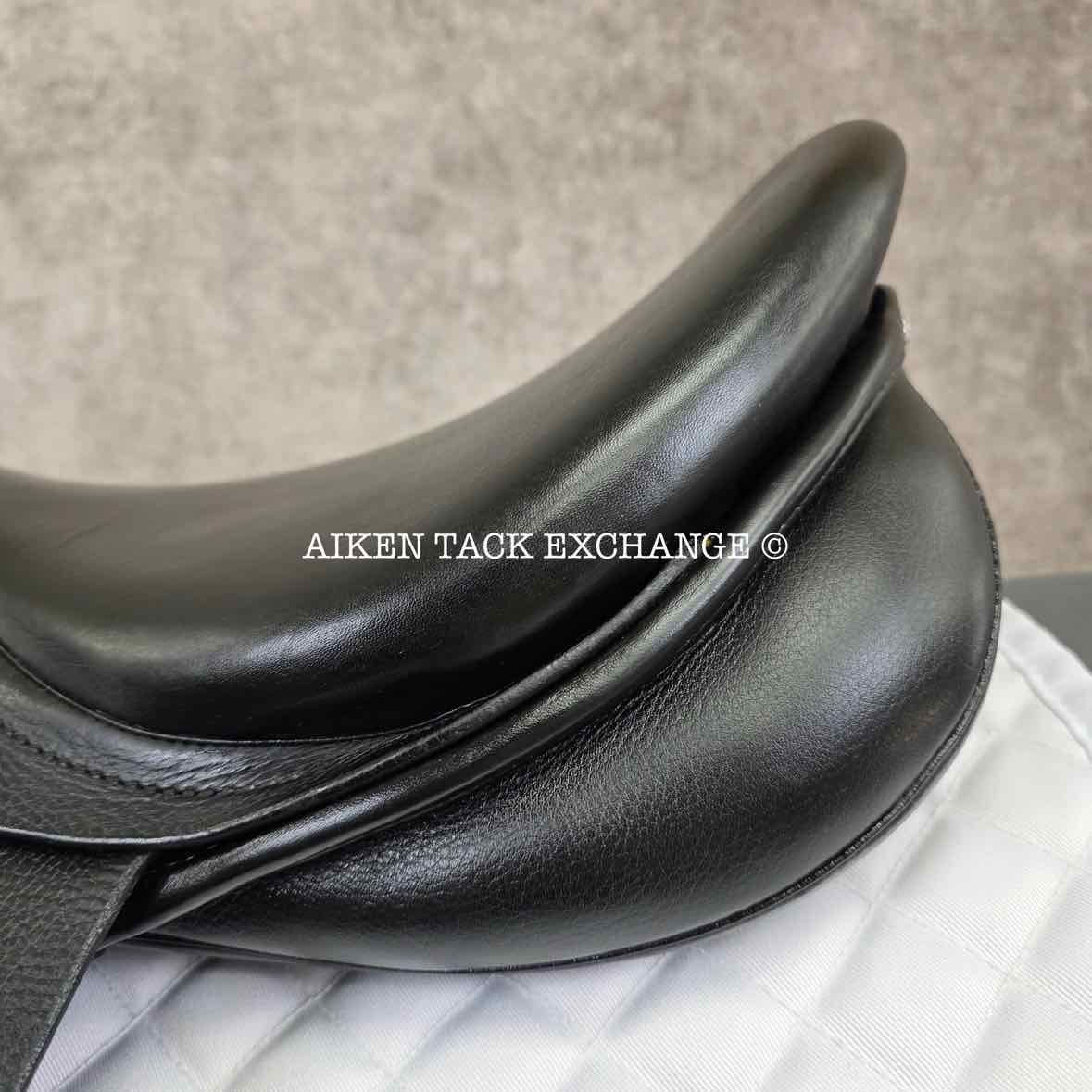 2013 Stubben Roxane Dressage Saddle, 17.5" Seat, Short Flap, 30cm Tree - Medium Wide, Wool Flocked Panels
