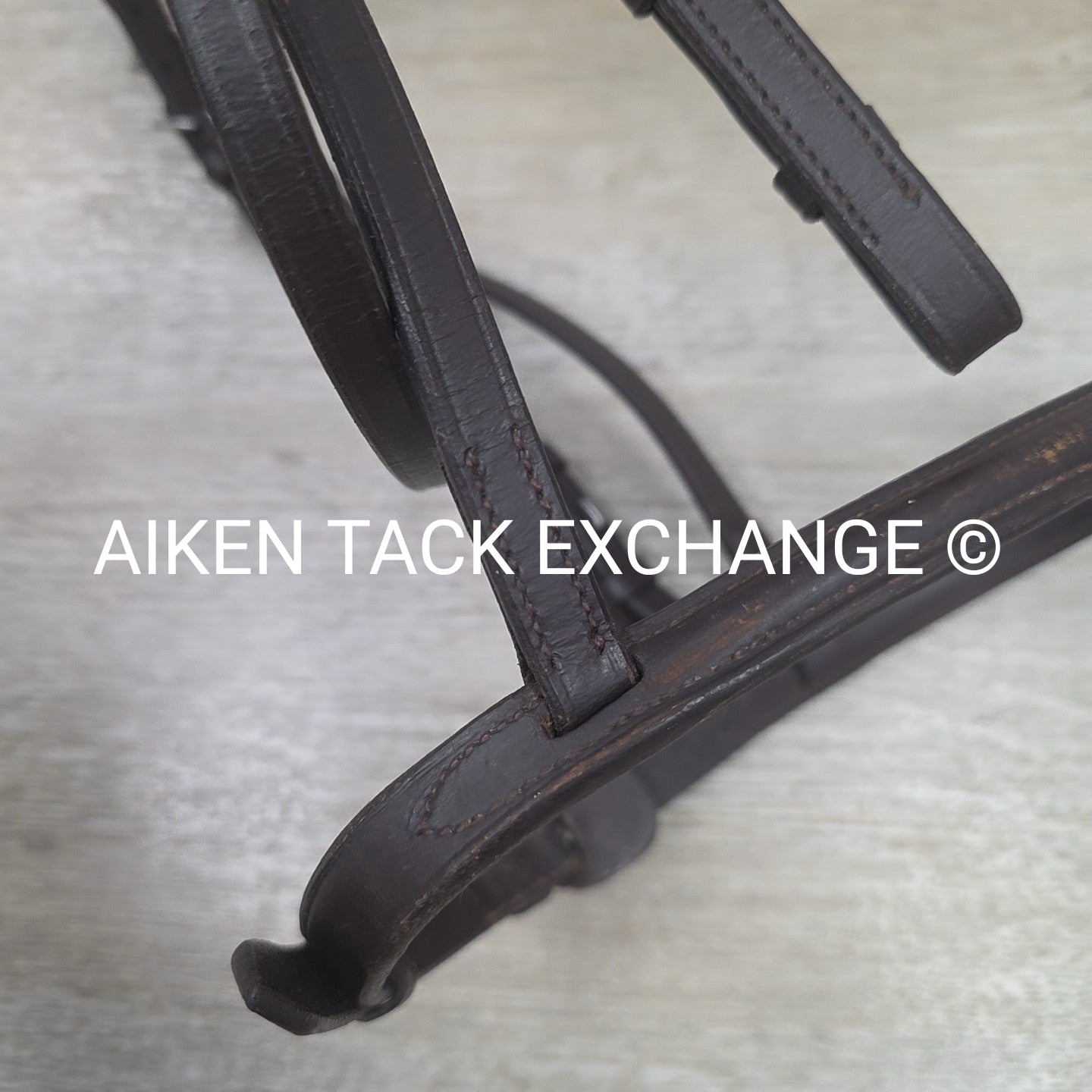 Plain Raised Bridle, No Reins, Brown, Size Full