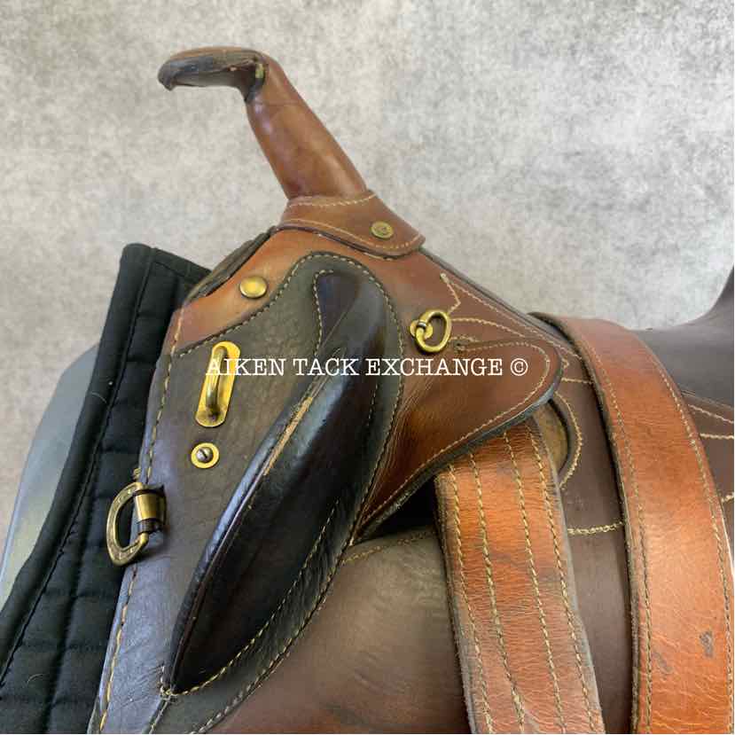 Saddle King Australian Stock Saddle, 18" Seat, Medium Wide Tree