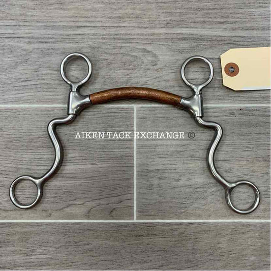 Copper Mullen Mouth Shanked Bit 4.5"