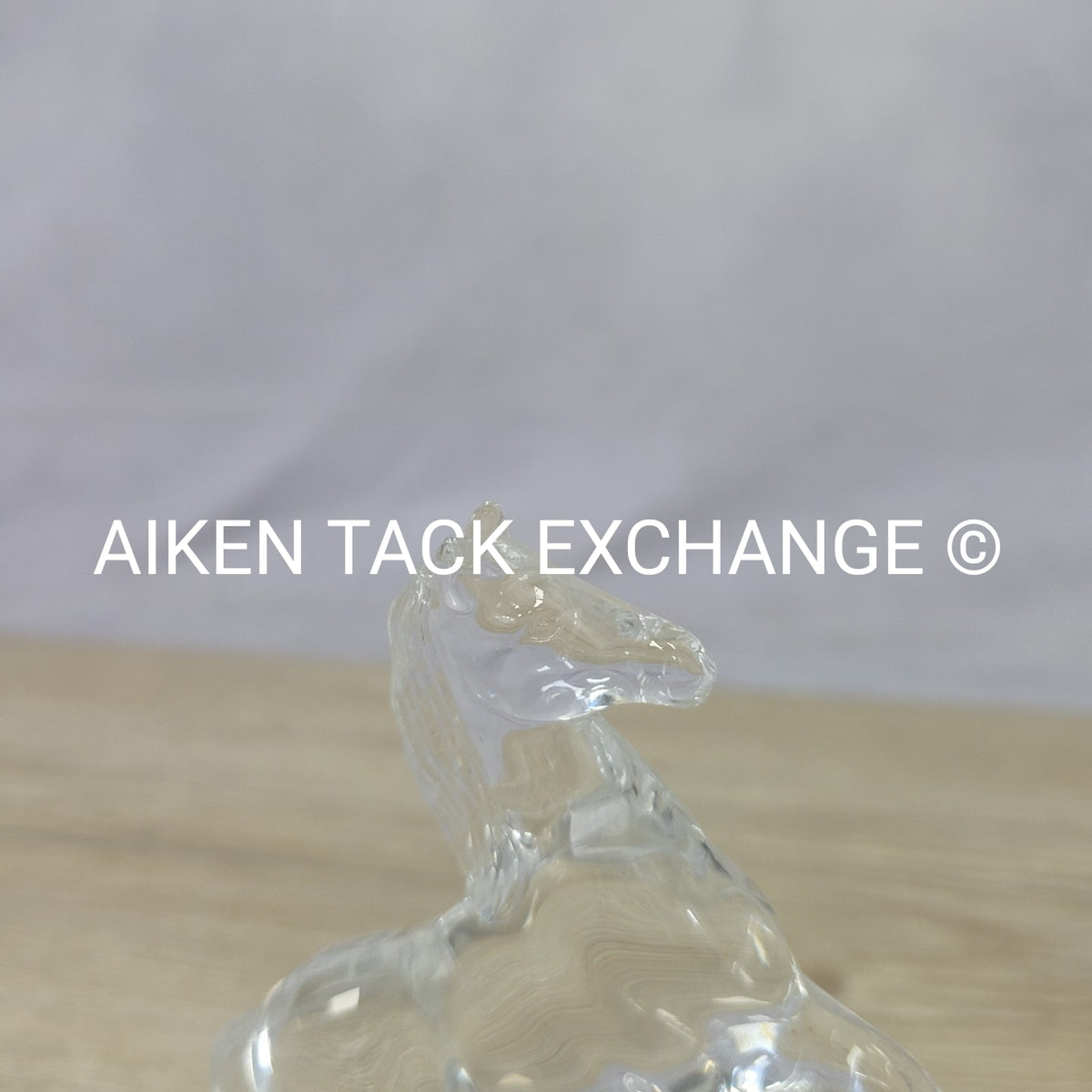 Cristal d'Arques Crystal Horse Figurine