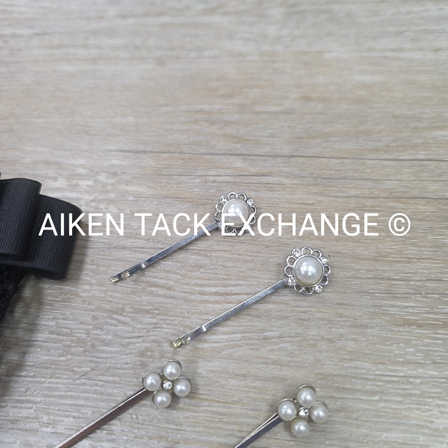 BARGAIN BUNDLE: 2 Dressage Hair Net Clips + 4 Bobby Pins