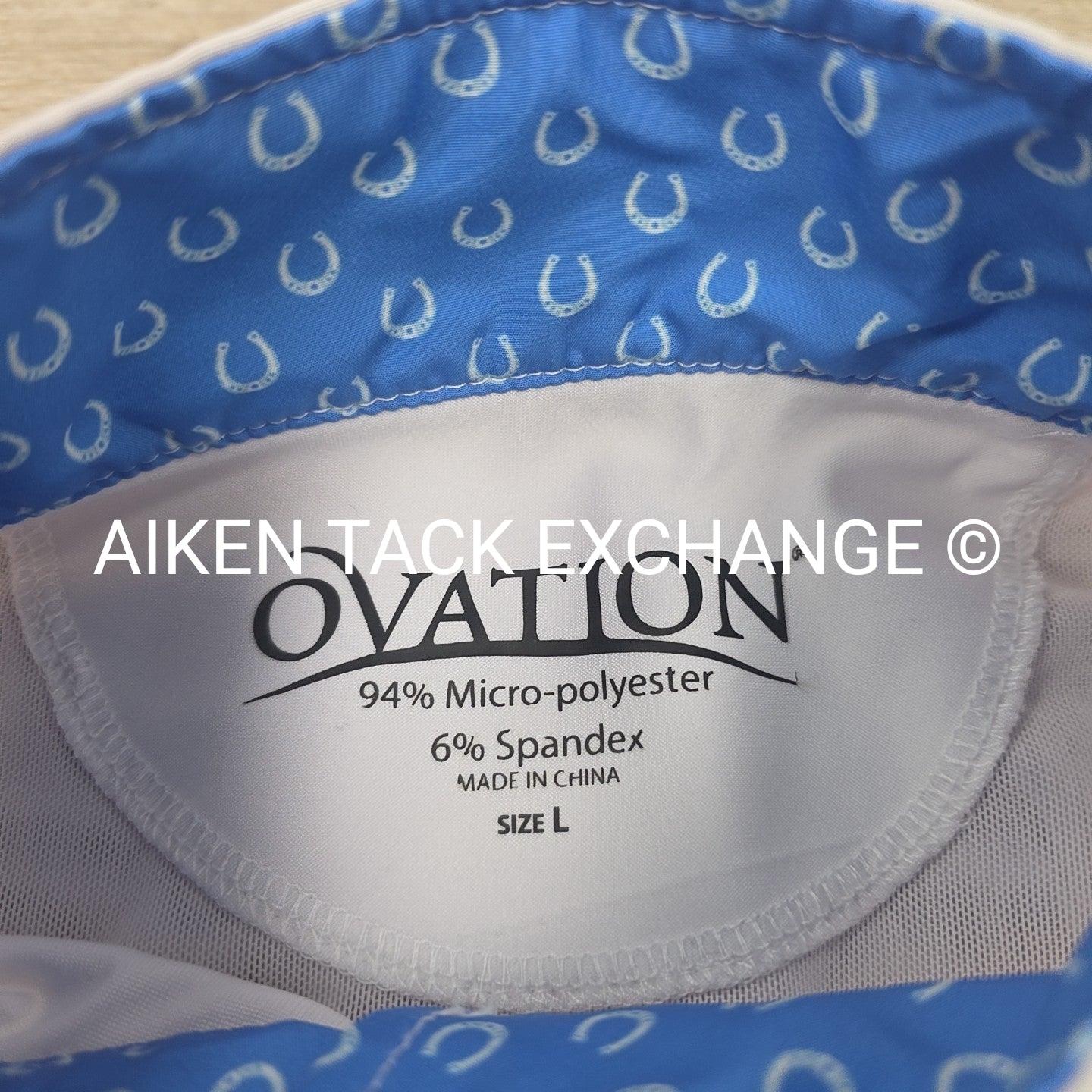 Ovation Short Sleeve Show Shirt, Size Large