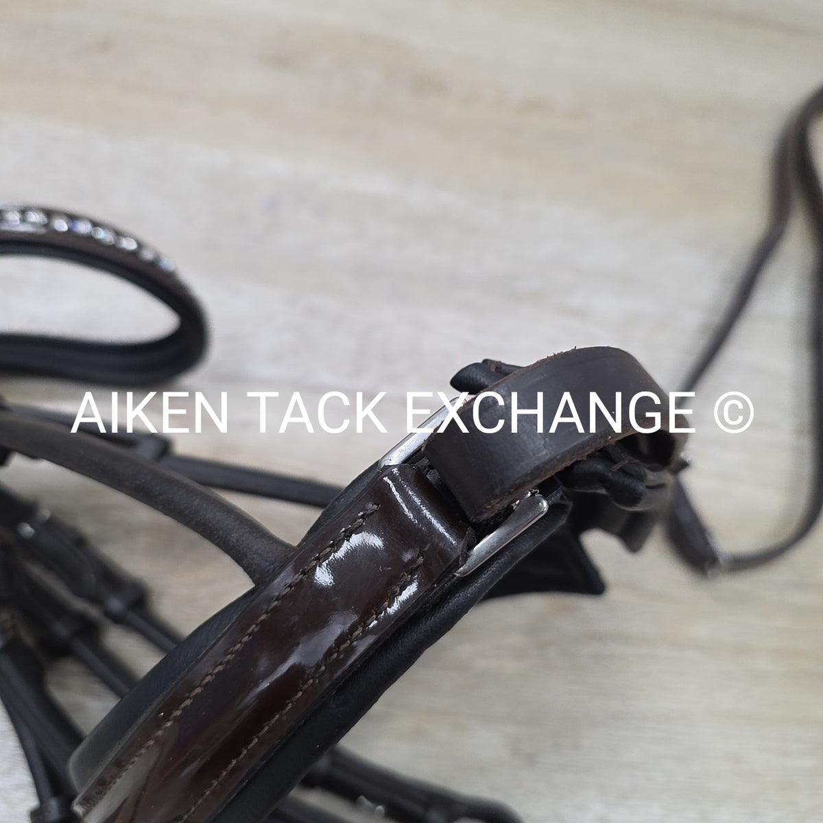 Solo Equine Salvatore Double Bridle with Matching Reins, Brown, Size Cob
