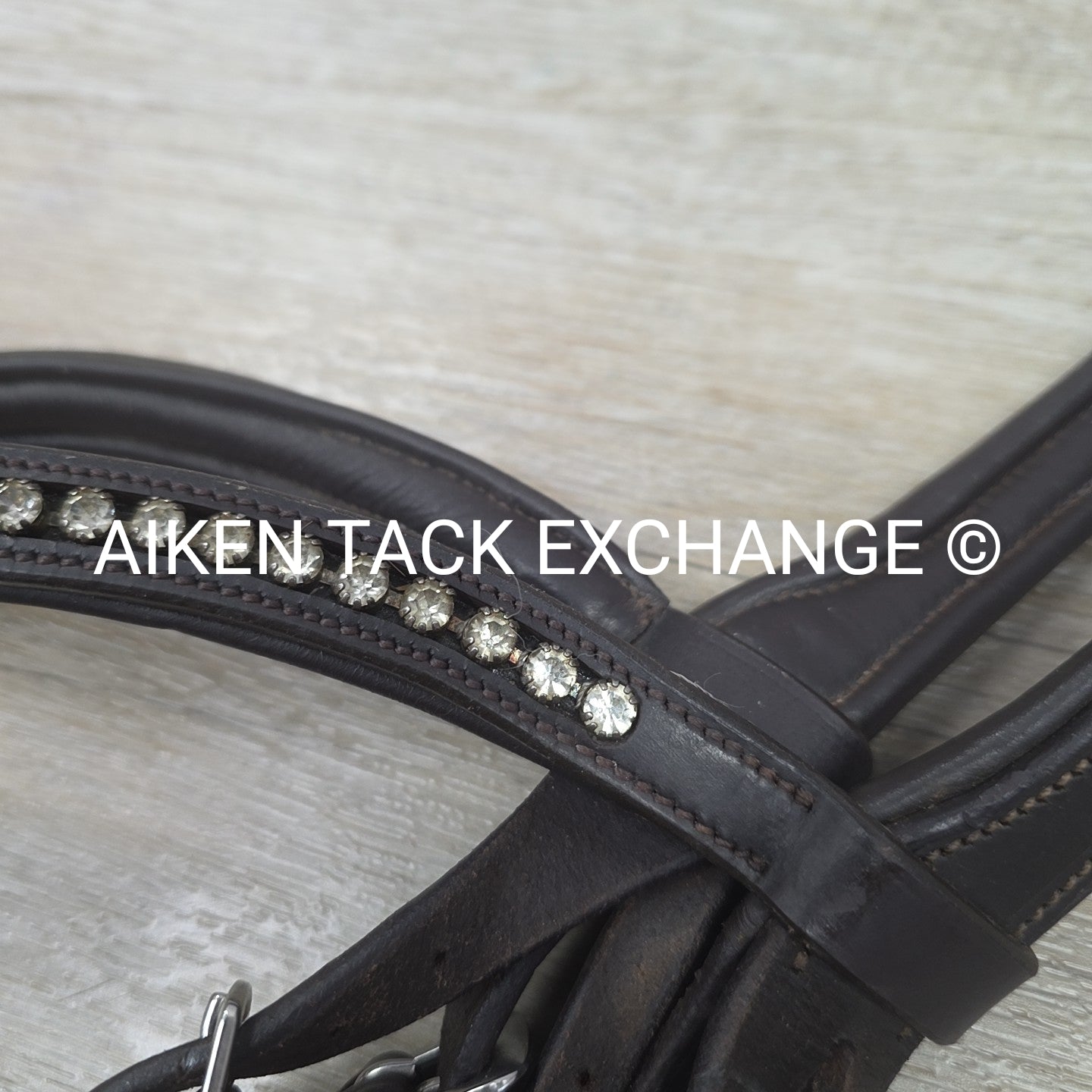 Monocrown Figure 8 Bridle, No Reins, Brown, Size Full