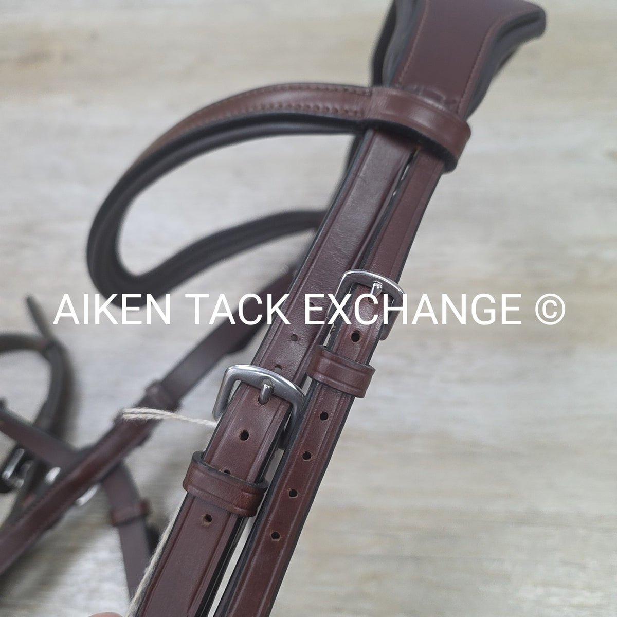 KL Select Tuscan Anatomic Bridle, No Reins, Brown, Size Full