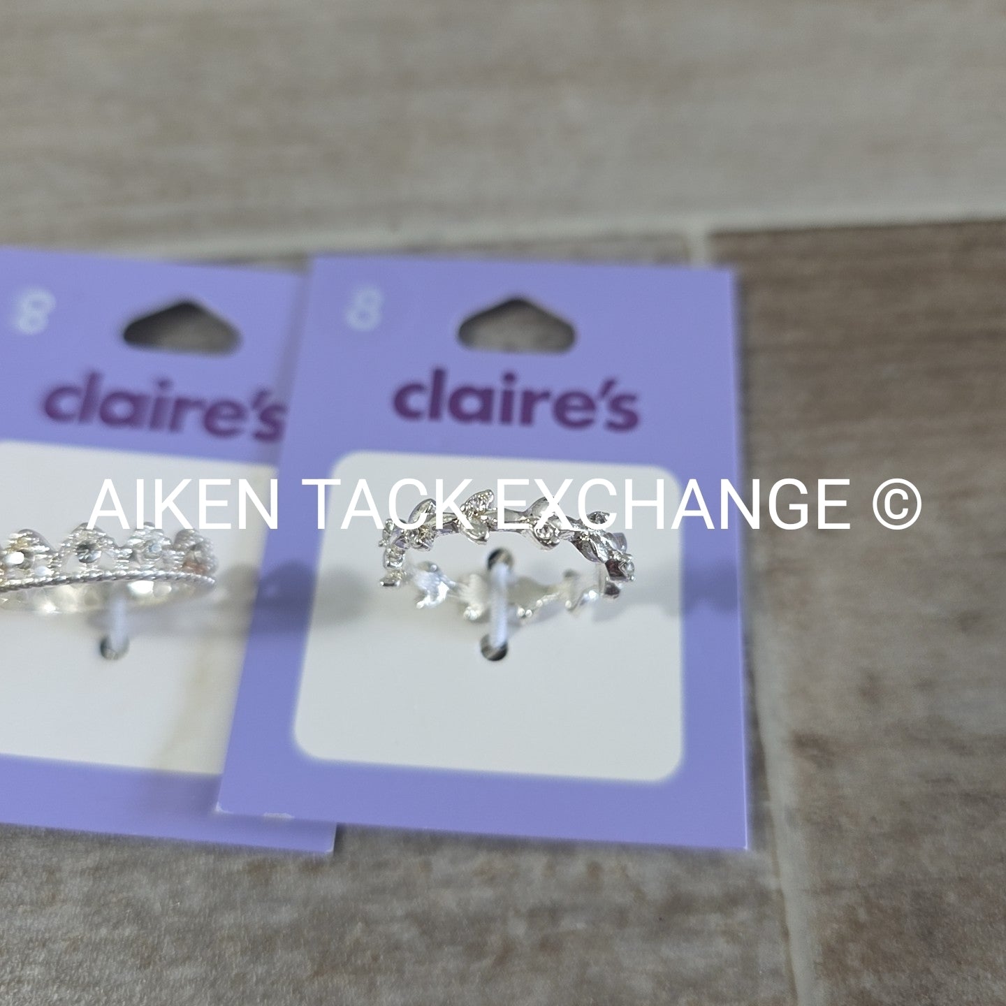 Claire's Rings (3) - Size 8