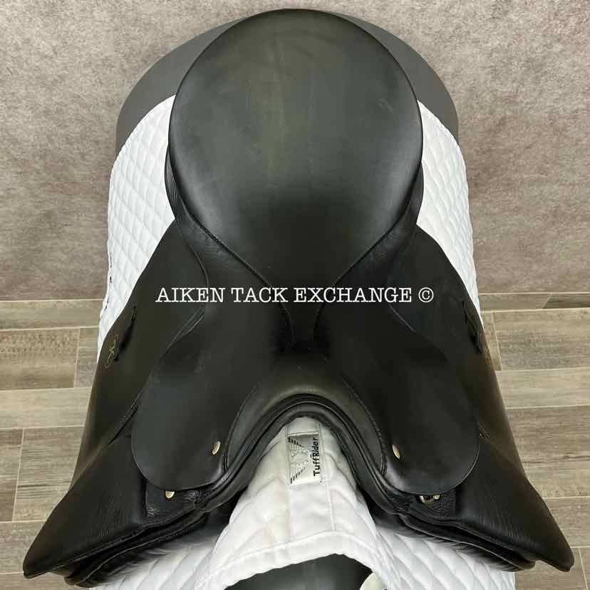1990 Passier Katrin Dressage Saddle, 17" Seat, Medium Tree, Wool Flocked Panels