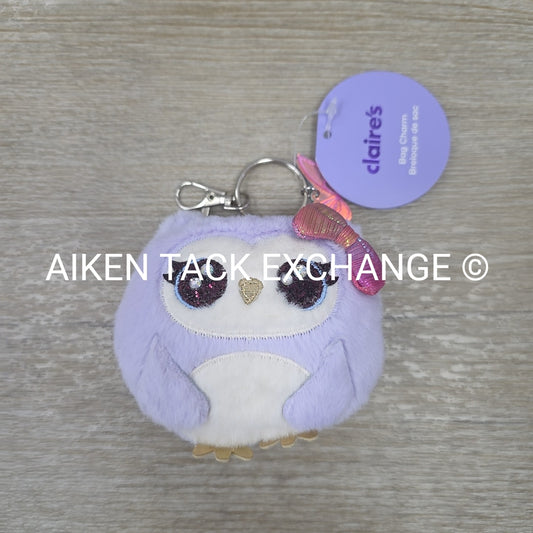 Claire's Owl Plush Keychain