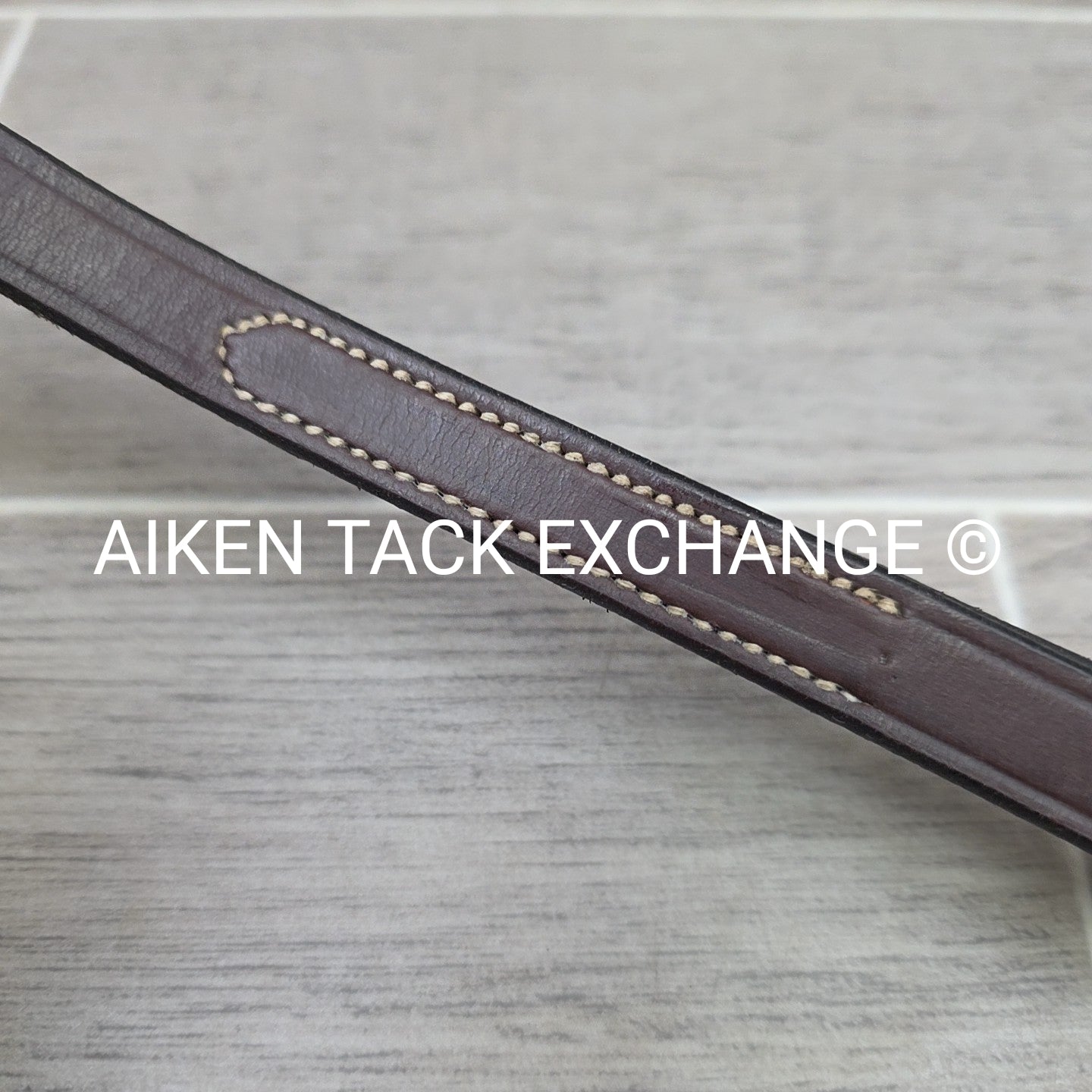 Flat Standing Martingale, Brown, Size Cob / Pony