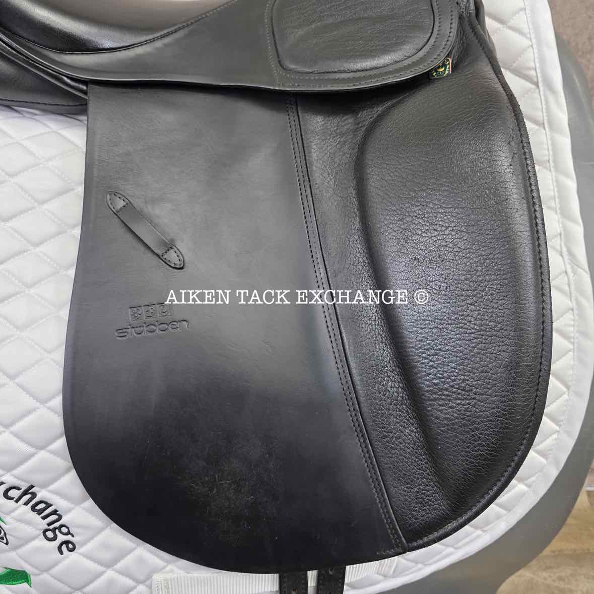 2004 Stubben Scandica DL Dressage Saddle, 17.5" Seat, 32cm Tree - Wide, Wool Flocked Panels