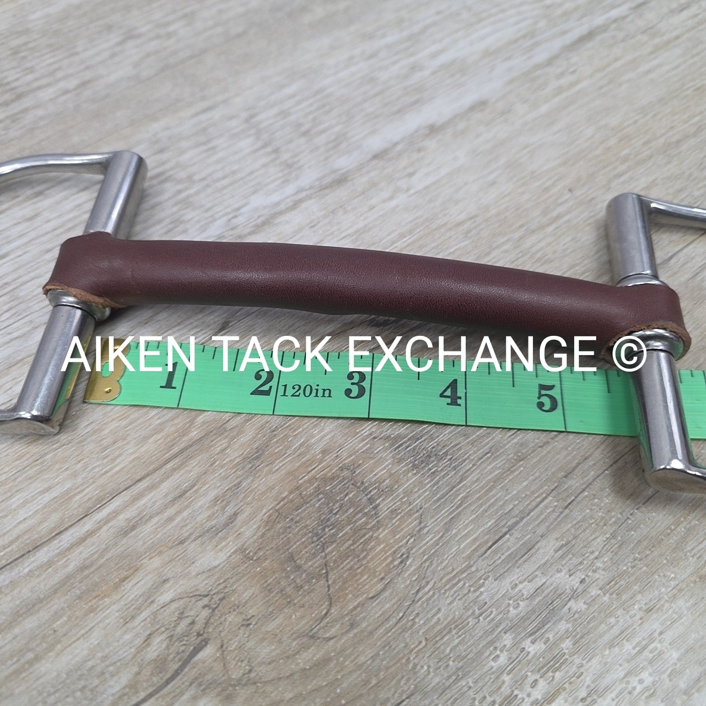 Leather Mullen Mouth D Ring Bit 5.5"