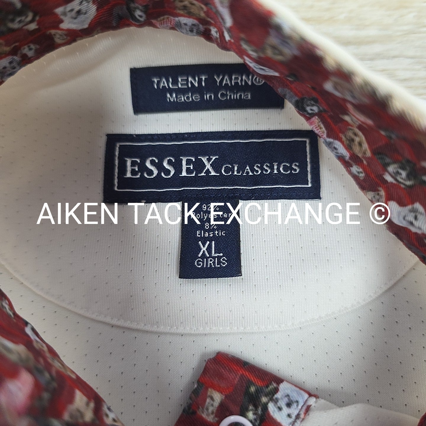 Essex Classics Talent Yarn Long Sleeve Sun Shirt Show Shirt, Size X-Large