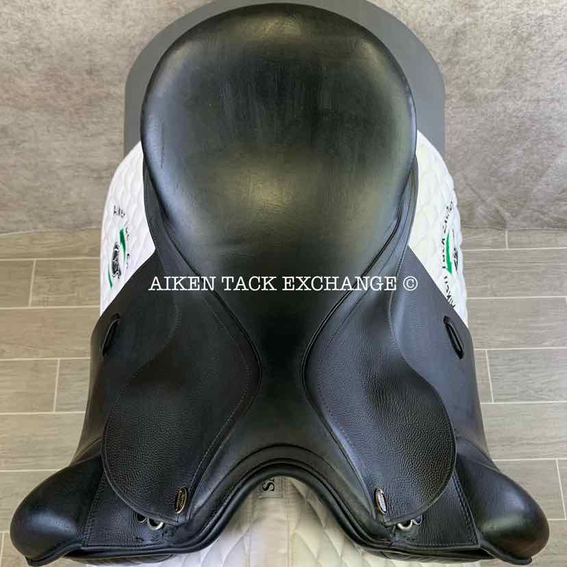 Borne Saddlery Olympia Dressage Saddle, 17.5" Seat, Medium Wide Tree, Wool Flocked Panels