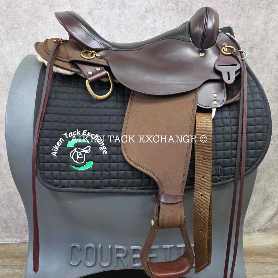 2019 High Horse by Circle Y 6916 Highbank Endurance Saddle, 16" Seat, Wide Tree - Full QH Bars