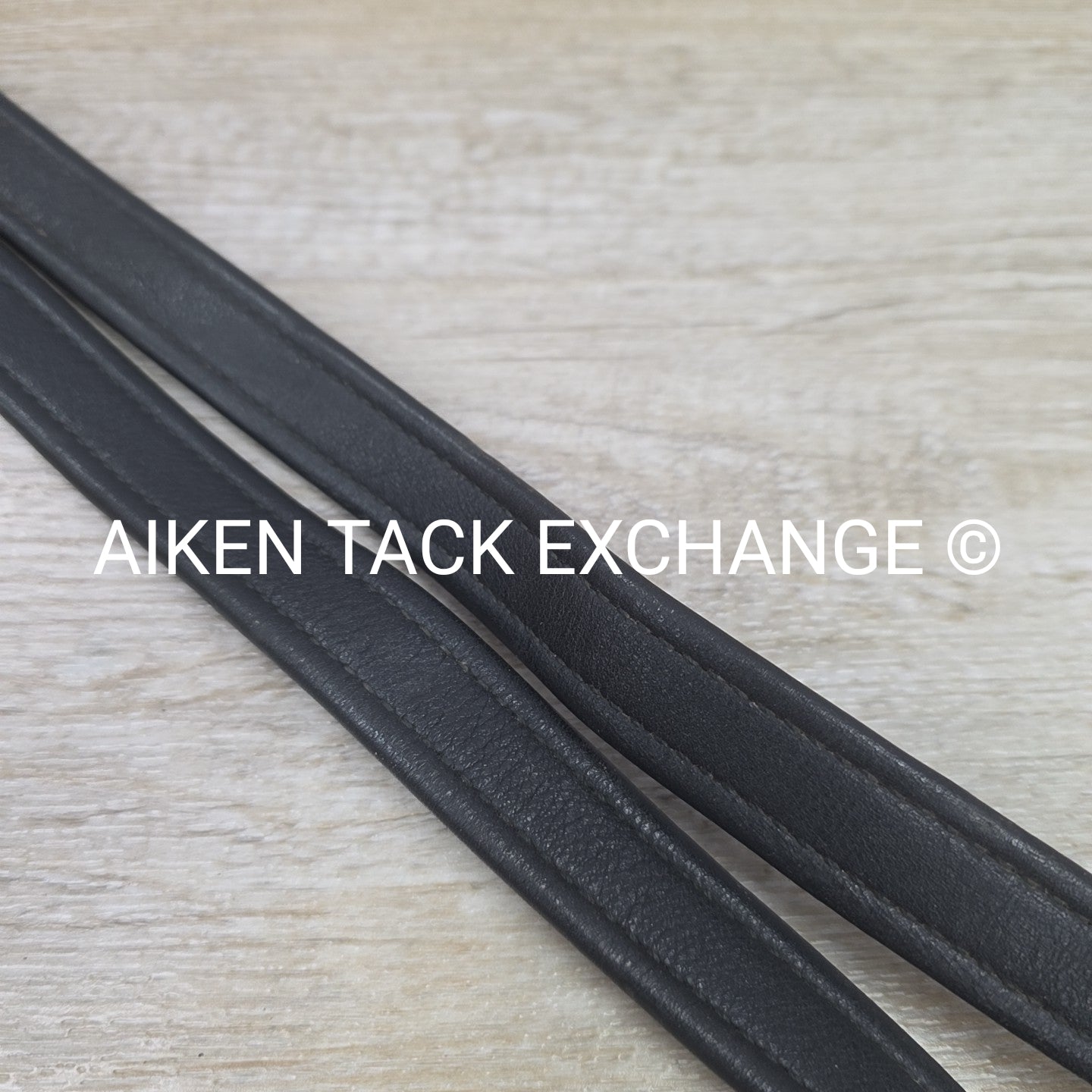Prestige Nylon Lined Stirrup Leathers, Black, 160cm  / 63"