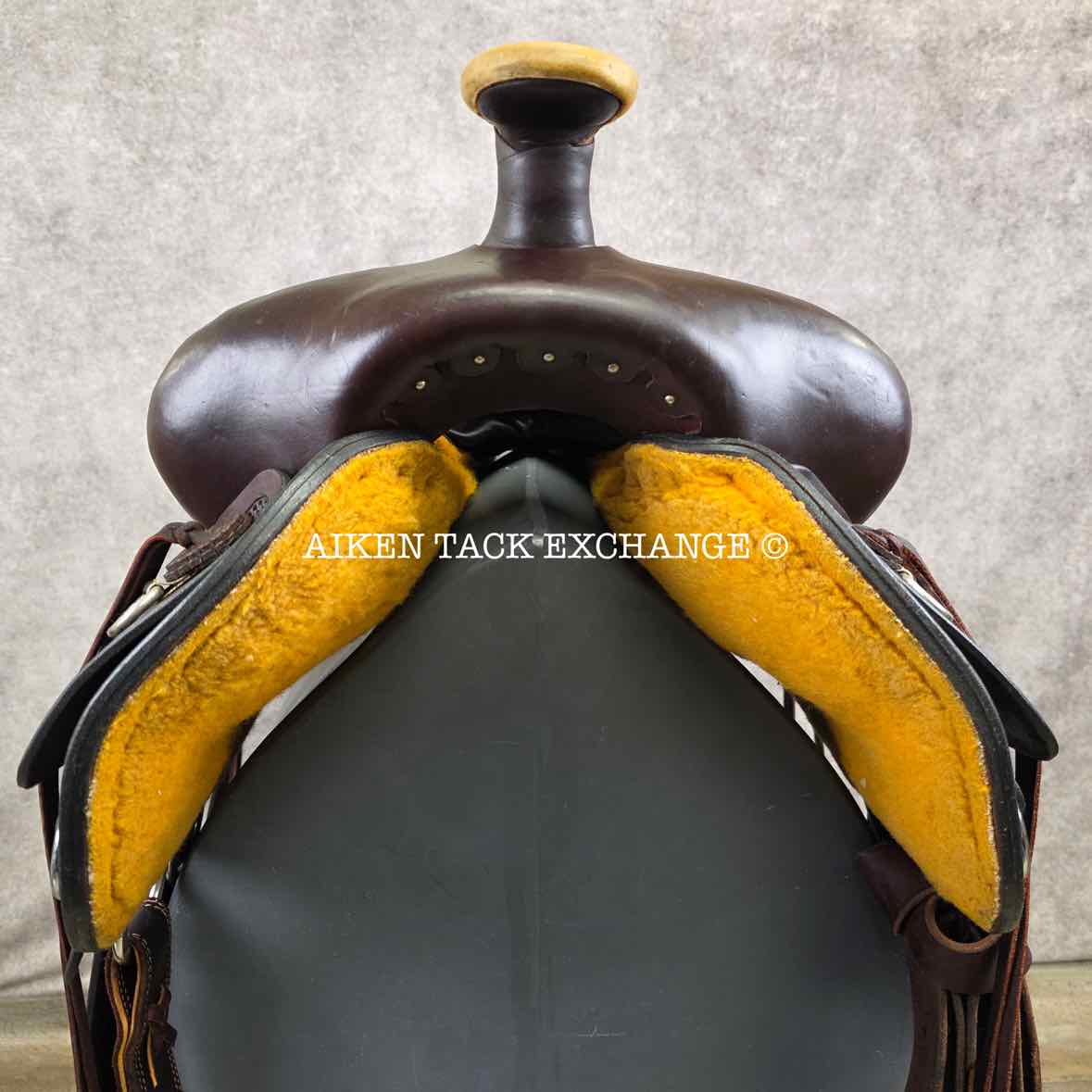 2007 Circle Y 2177 Draft Horse Park & Trail Western Saddle, 16" Seat, Extra Wide Tree, Comes with Matching Tack