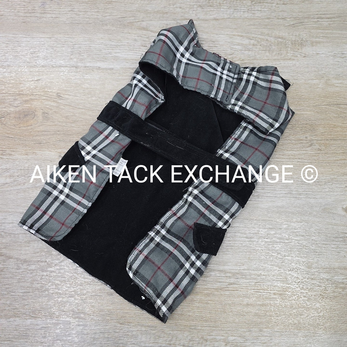 Max Studio Plaid Dog Coat, Medium