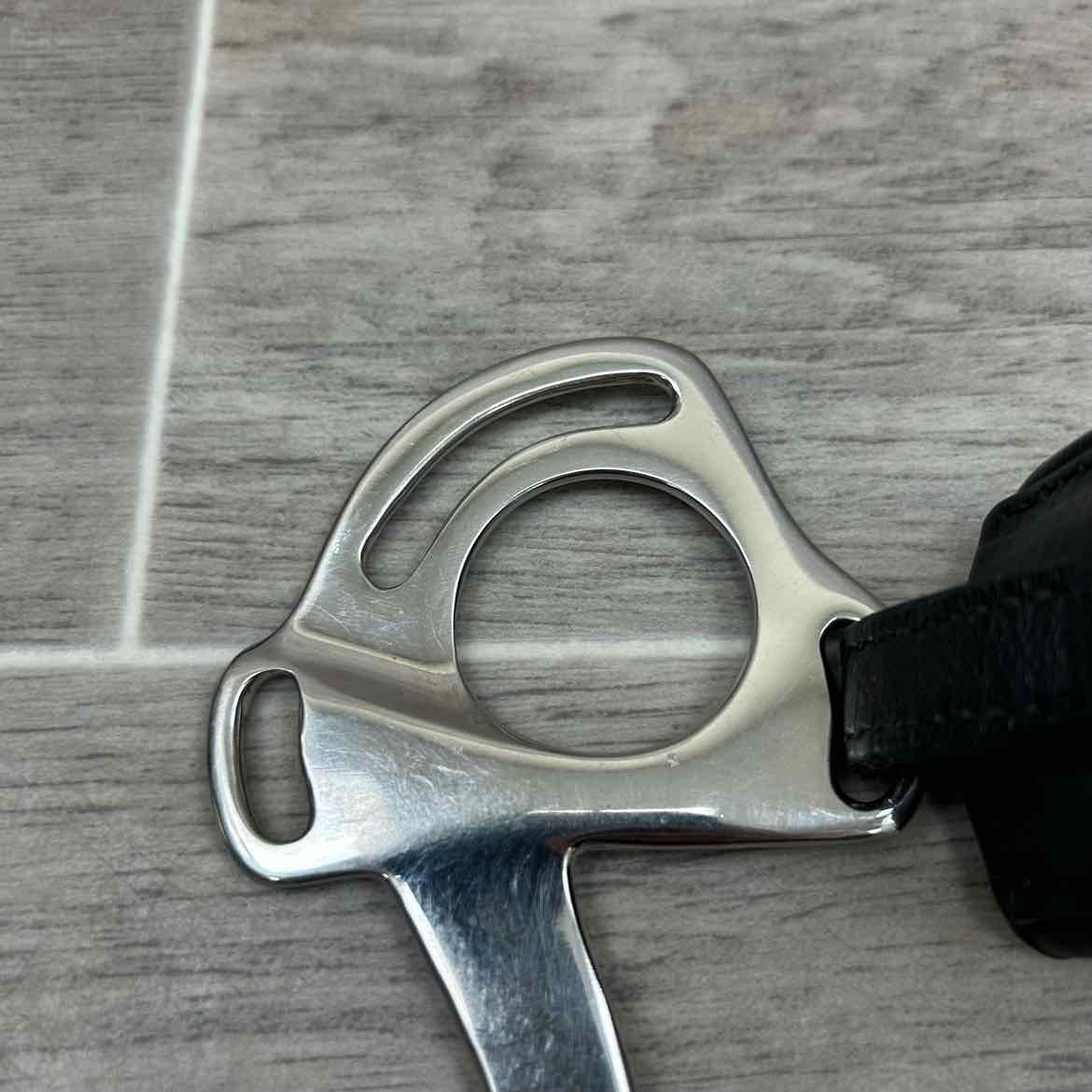 Stubben Steeltec Hackamore, Black, Size Full, Missing Strap