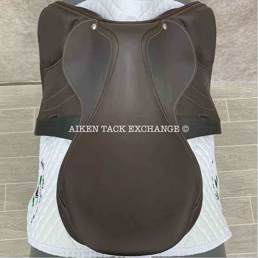 2023 Arion Atlas Close Contact Jump Saddle, 18" Seat, 2A Flap, Medium Tree, Foam Panels, Full Buffalo Leather, Comes with Matching Stirrup Leathers