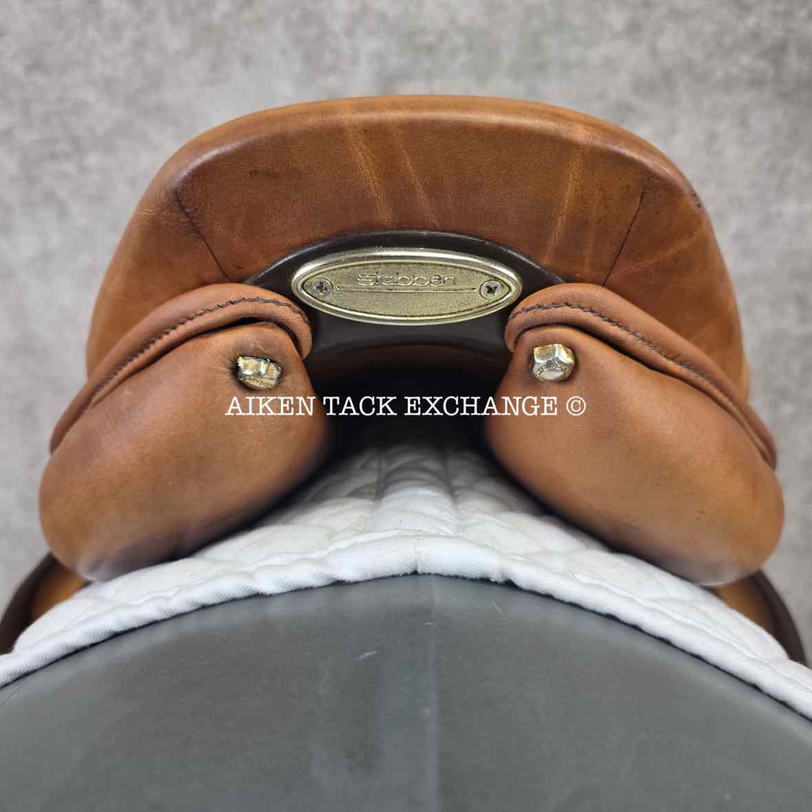 2012 Stubben Zaria Deluxe Jump Saddle, 17.5" Seat with Biomex, 30cm Tree - MW, Foam Panels