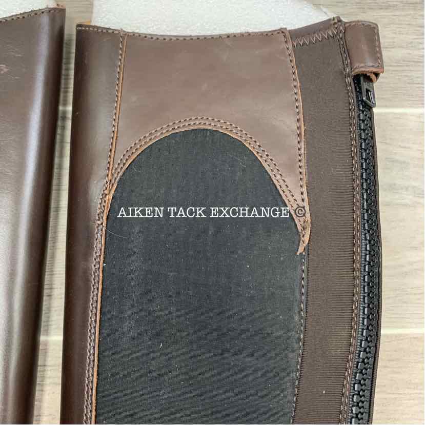 Justin Eq Half Chaps, Brown, Size Small Short