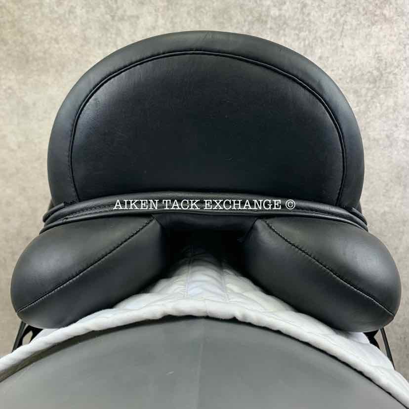 **SOLD** 2023 Zaldi New Generation London Dressage Saddle, 17.5" Seat, Adjustable Tree - Changeable Gullet, Wool Flocked Panels