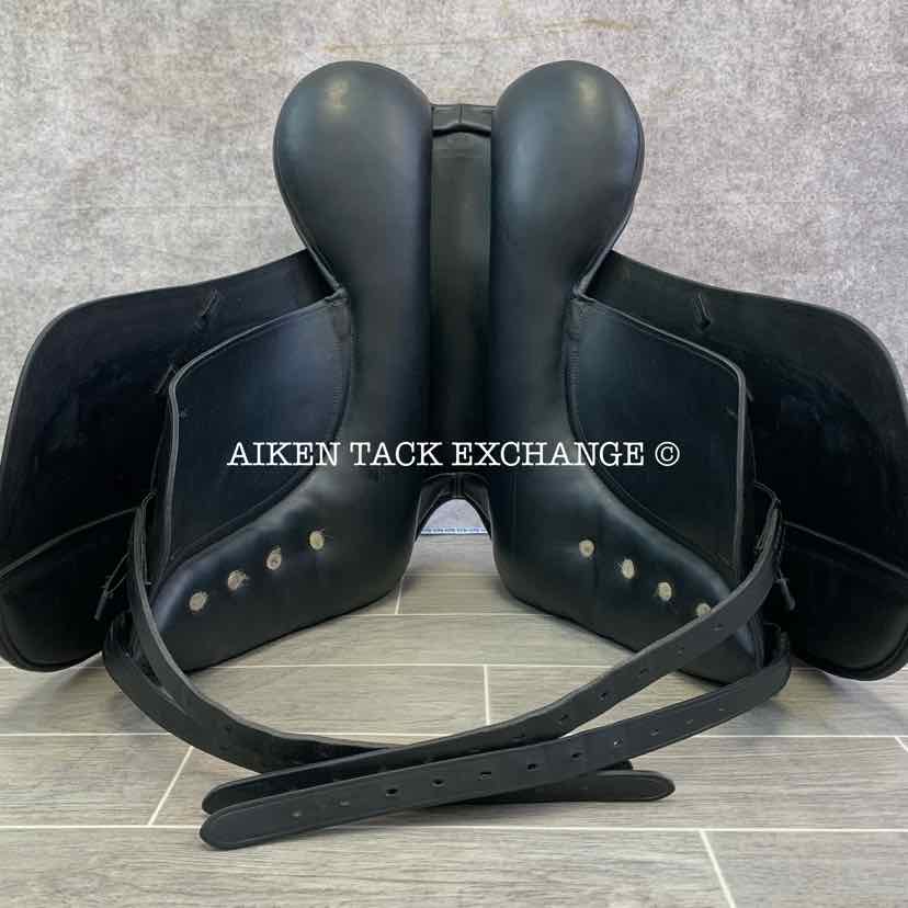 2008 Albion SLK Dressage Saddle, 17.5" Seat, Standard Flap, Medium Tree, Wool Flocked Panels