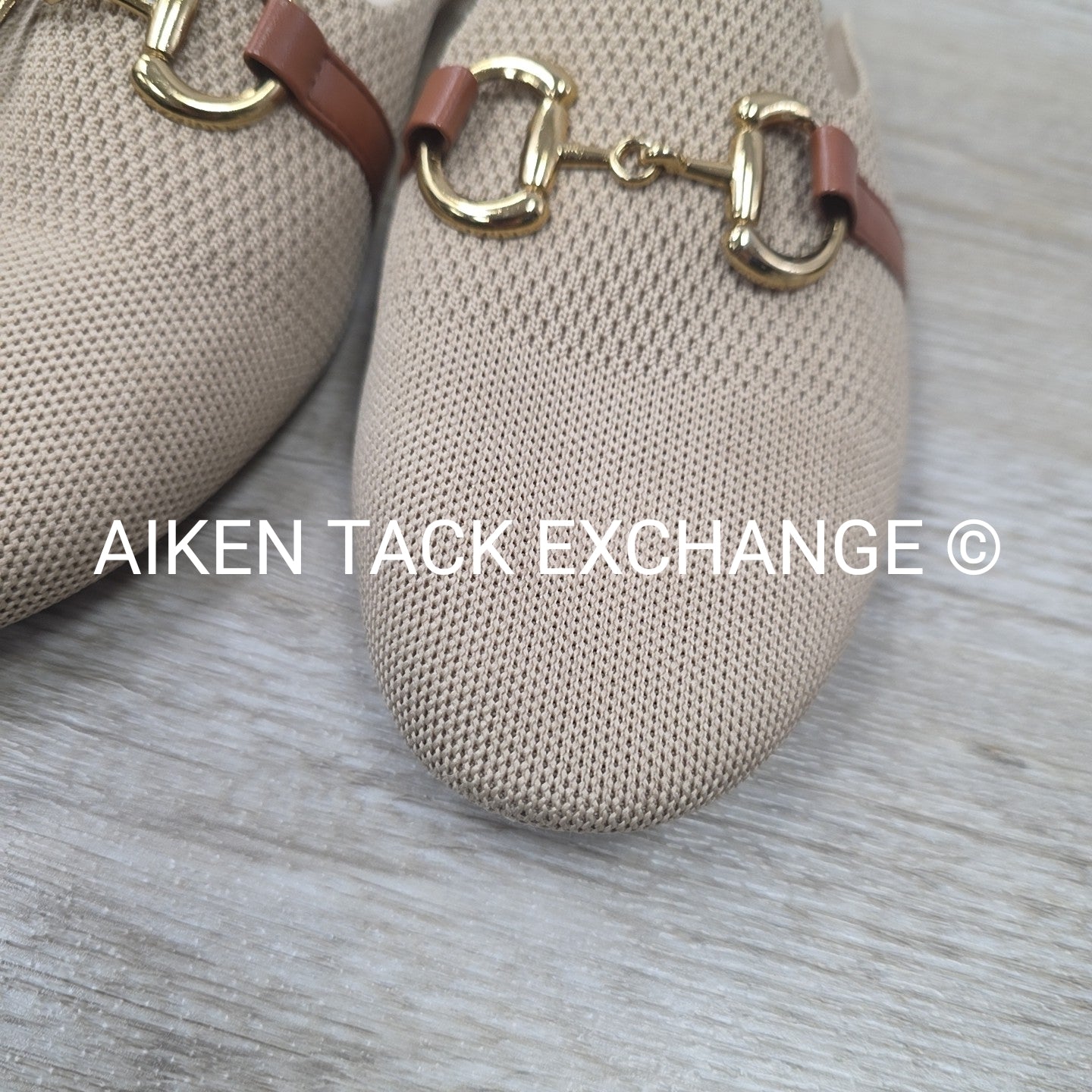 Horse Bit Slip On Flat, Size 42