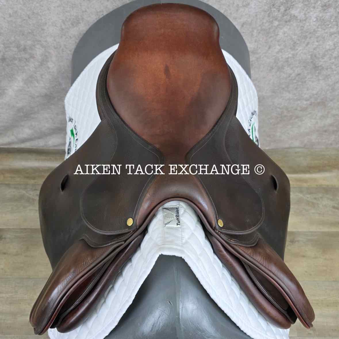 2007 Bruno Delgrange Virtuose Close Contact Jump Saddle, 17.5" Seat, Medium Wide Tree, Foam Panels