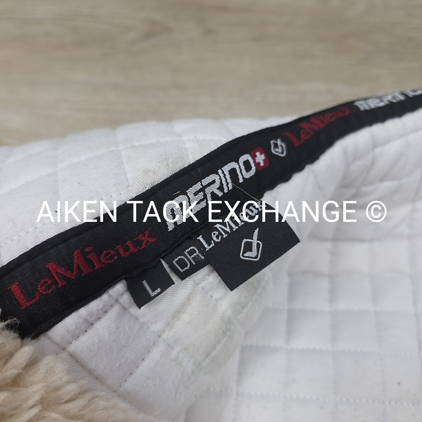 LeMieux Merino Half Lined Square Dressage Saddle Pad, Large