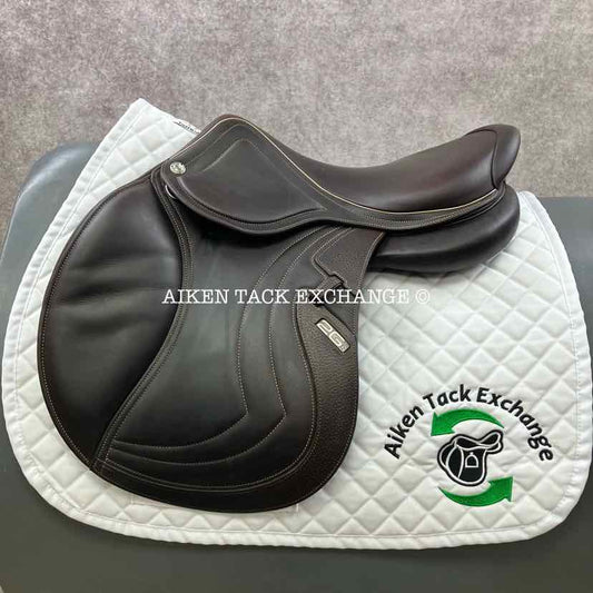**On Trial** 2020 CWD SE32 2GS Mademoiselle Close Contact Jump Saddle, 17" Seat - S1, 2L Flap, Dynamick Flex Tree - Medium, Foam Panels, Full Buffalo Leather