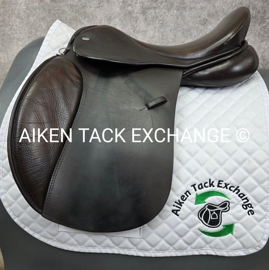 **SOLD** Legacy All Purpose Saddle, 17.5" Seat, Extra Wide Tree, Wool Flocked Panels