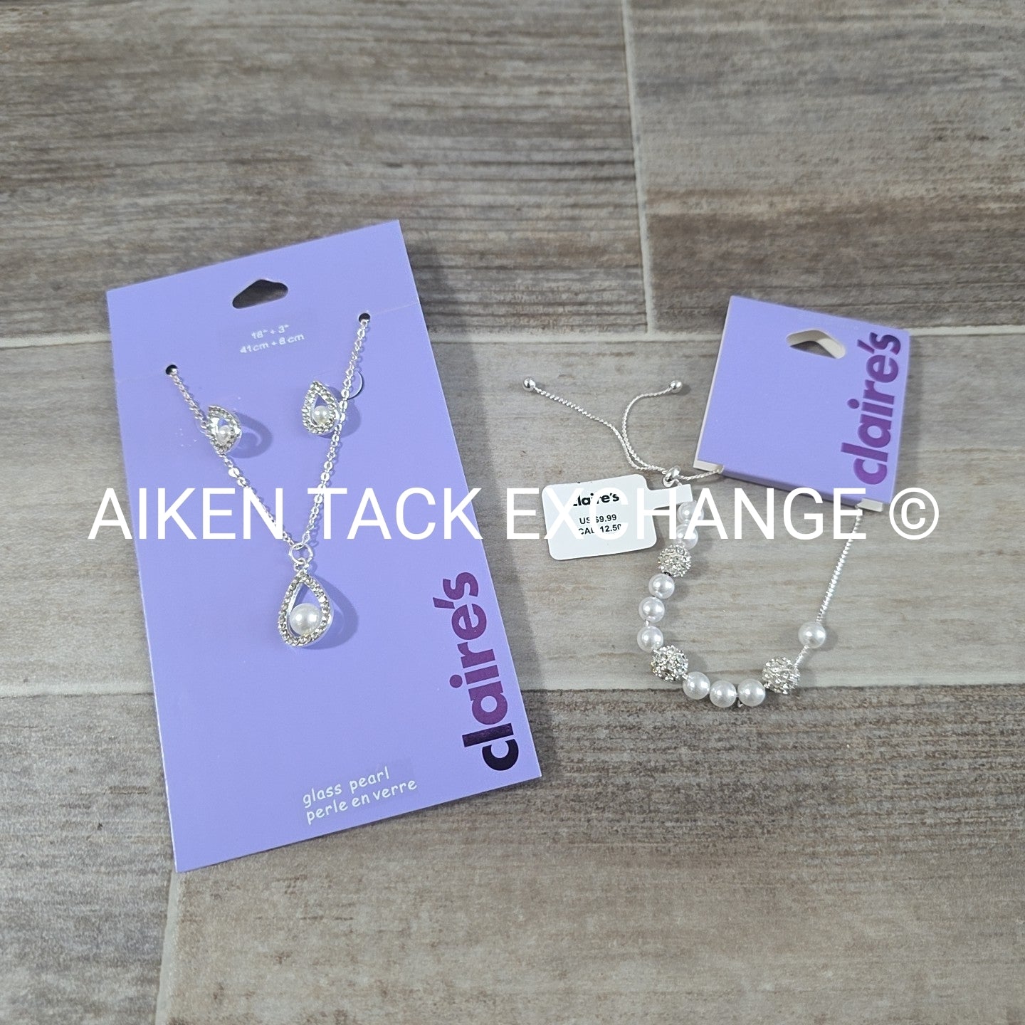 Claire's Bundle - 1 Bracelet, 1 Necklace, 1 Pair of Earrings