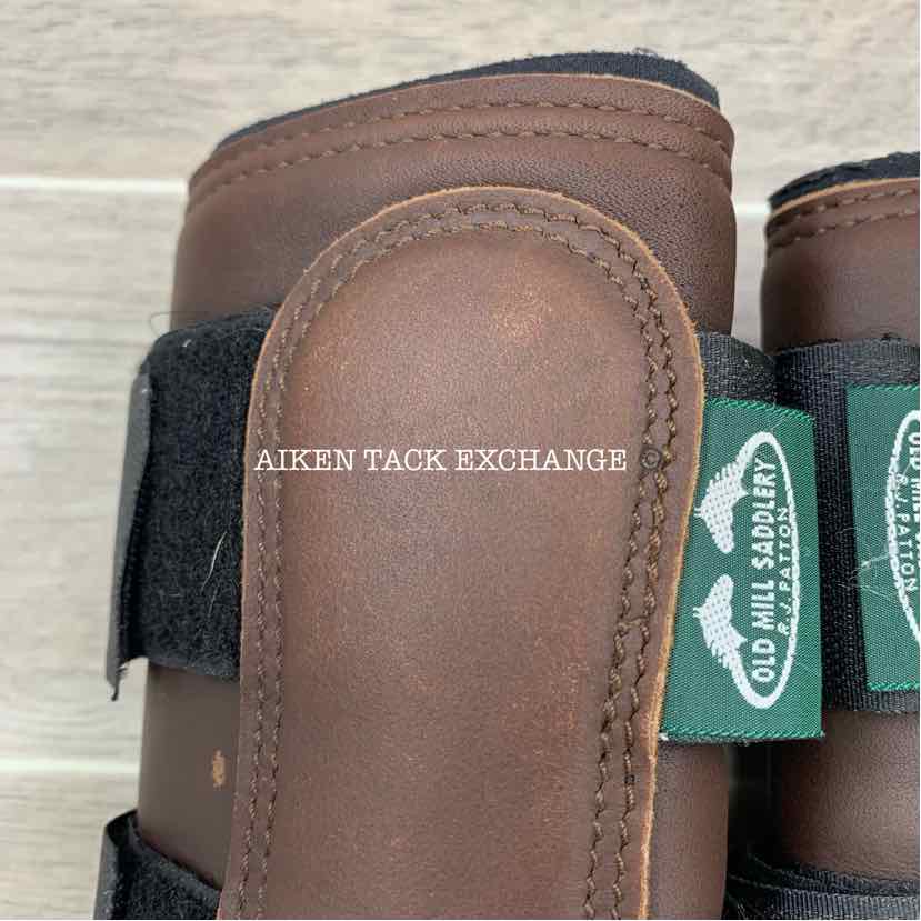 Old Mill Saddlery 2 Strap Brushing Boot, Size Full