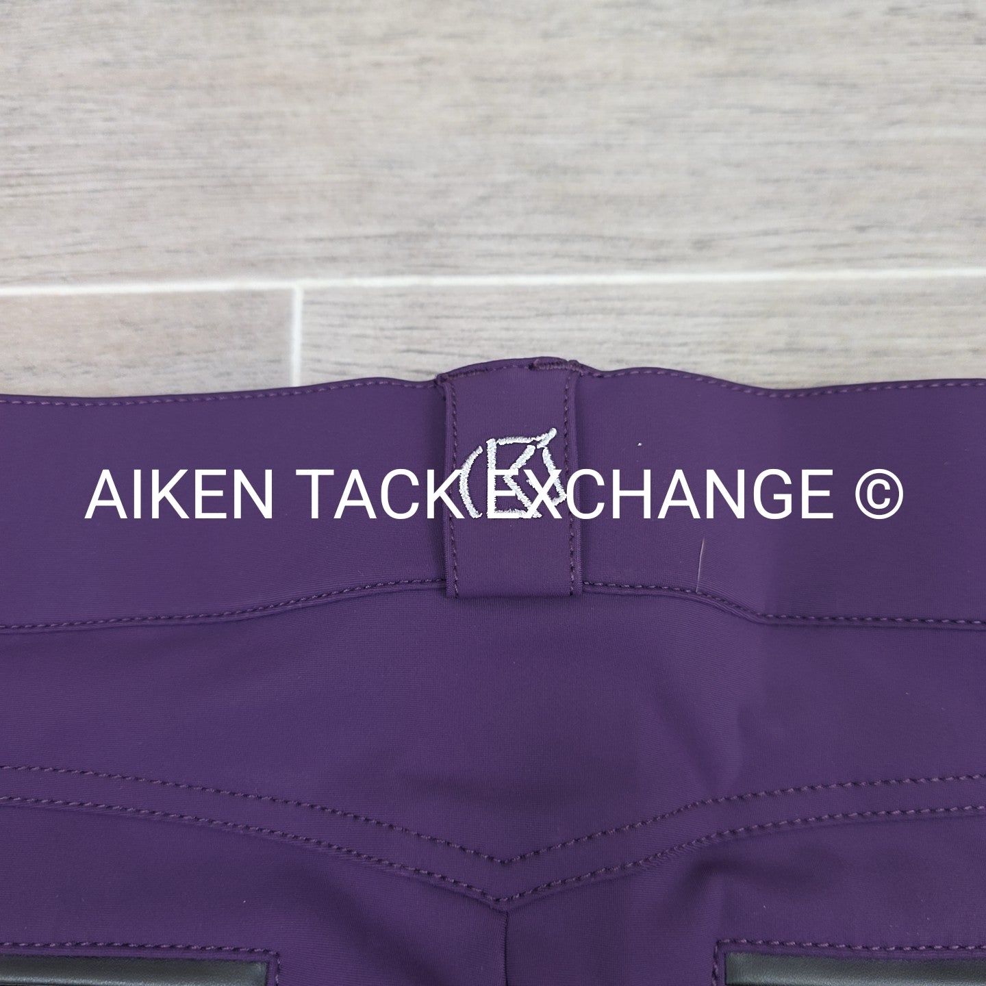 KL Select Gabrielle Knee Patch Breeches, Purple, Women's Size 28R