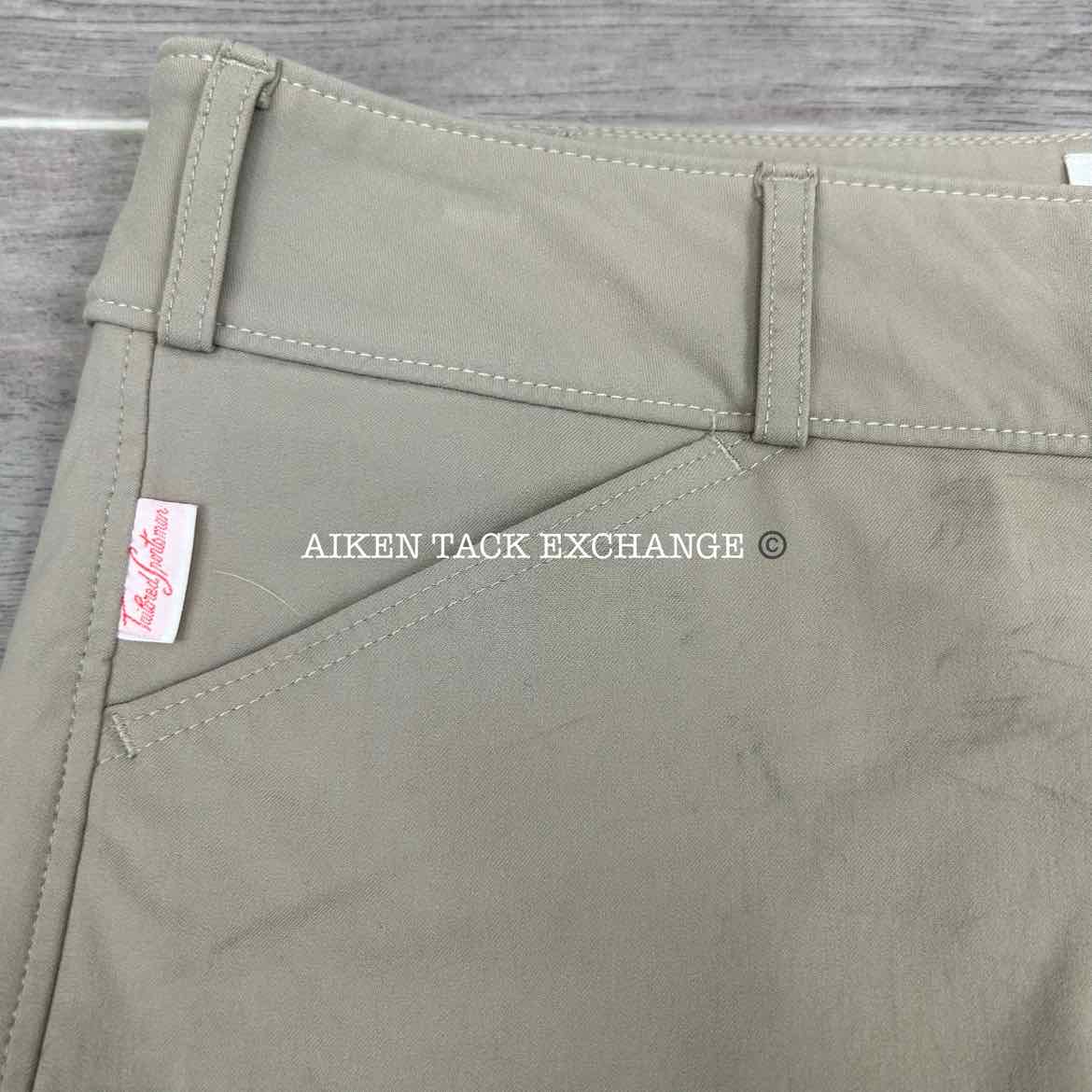 Tailored Sportsman Trophy Hunter Knee Patch Breeches, Size 34