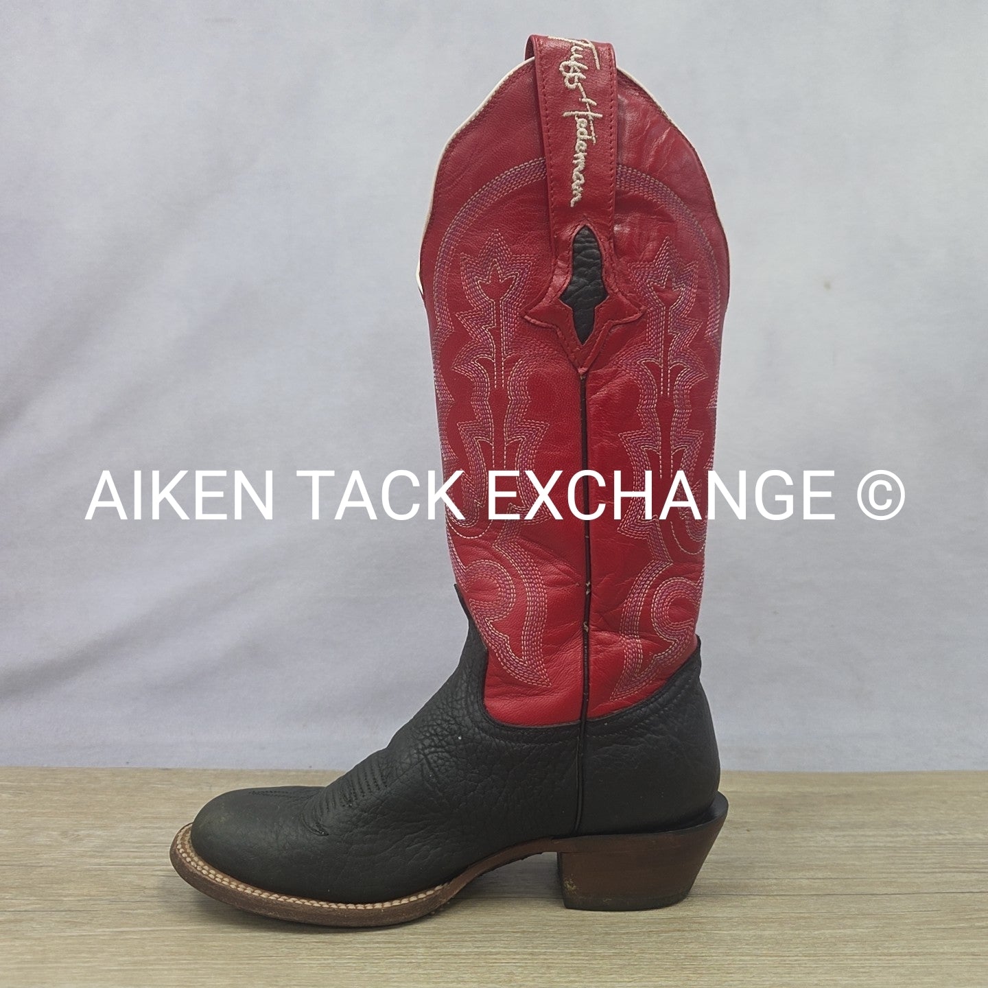 Tuff Hedemen Resistol Western Boots, Size 6.5B